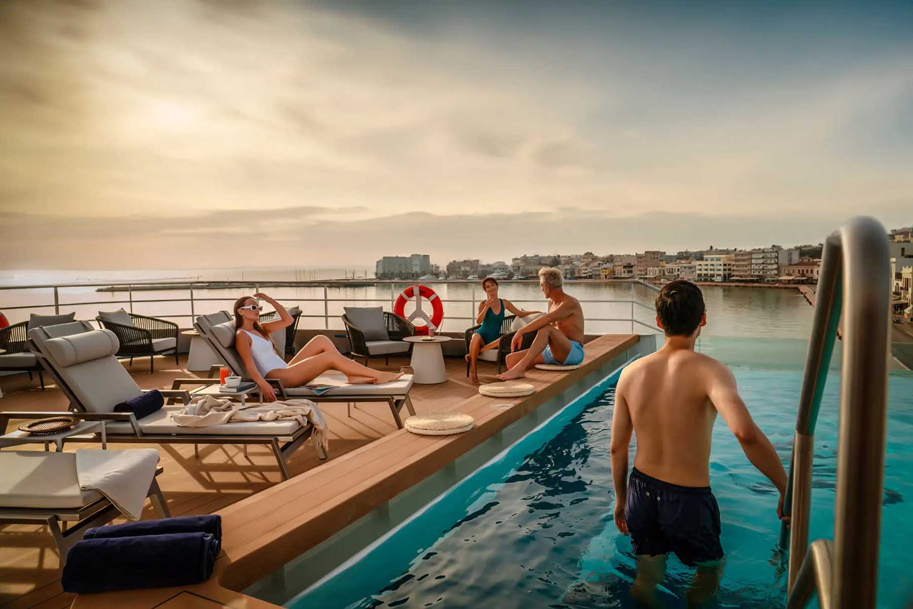 Swan Hellenic SH Diana heated outdoor pool