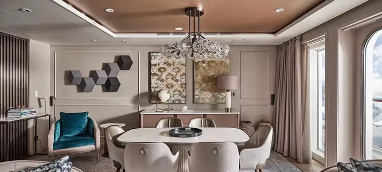 Silver Endeavour Owner's Suite interior