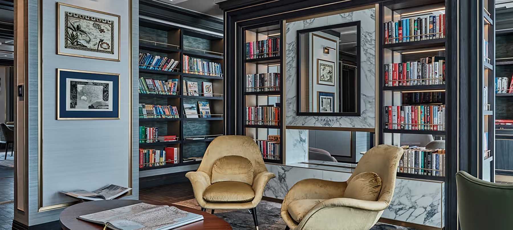 Silver Endeavour onboard library