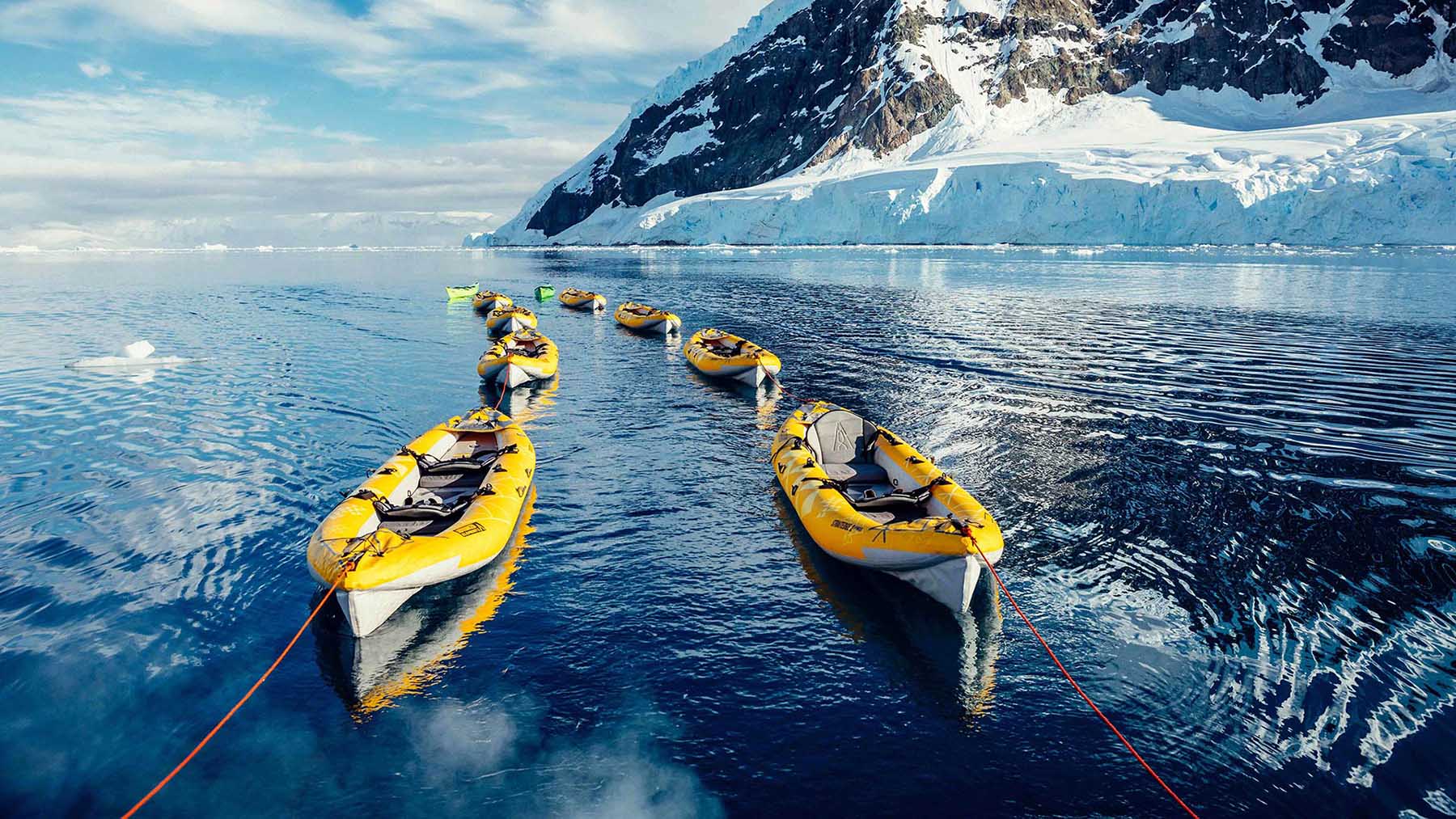 Atlas Ocean Voyages expedition ship kayak excursion