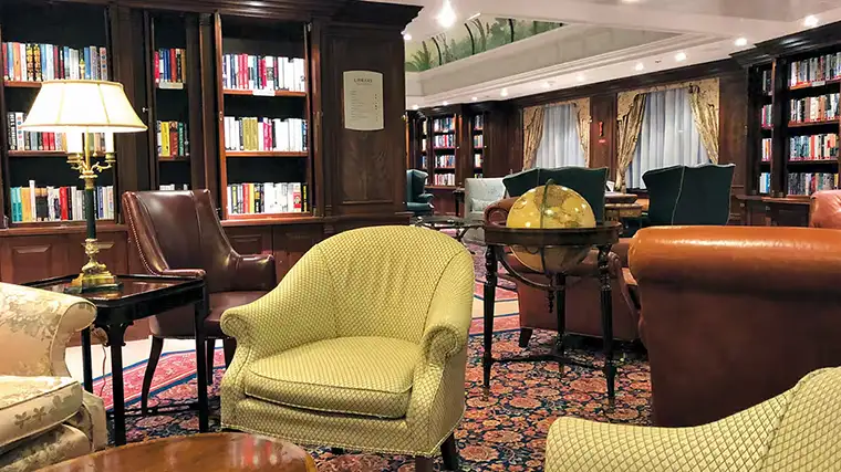 Oceania Insignia onboard library