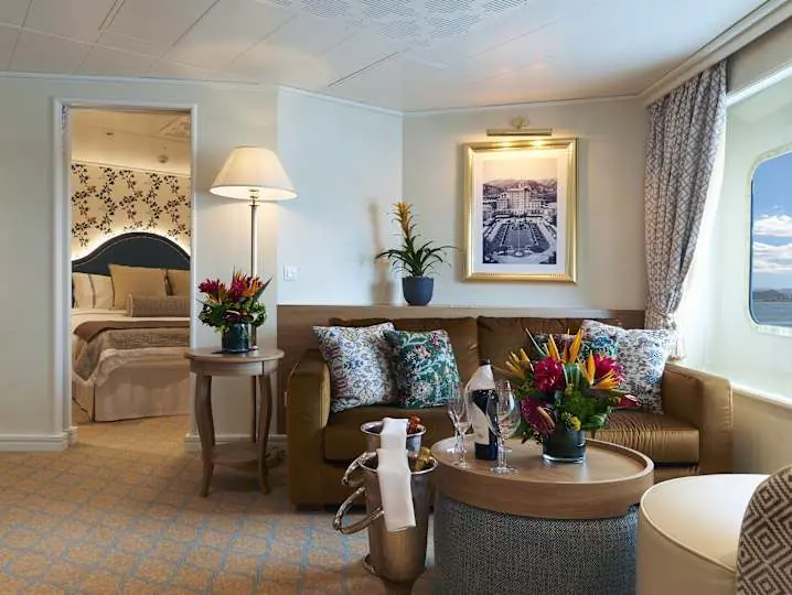 The Broadmoor Suite on Windstar Star Breeze, a signature owner's category accommodation