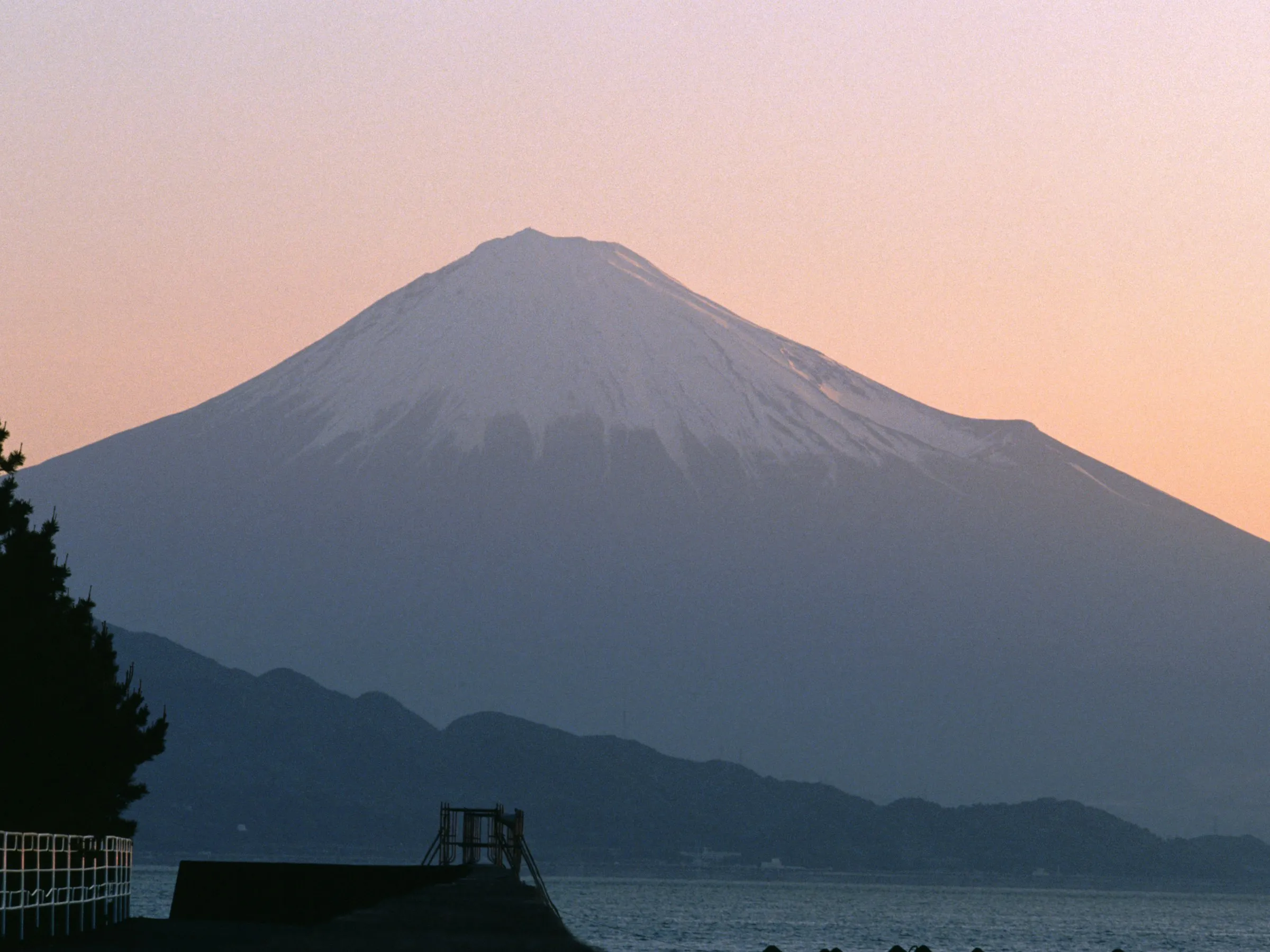 Mount Fuji at sunset