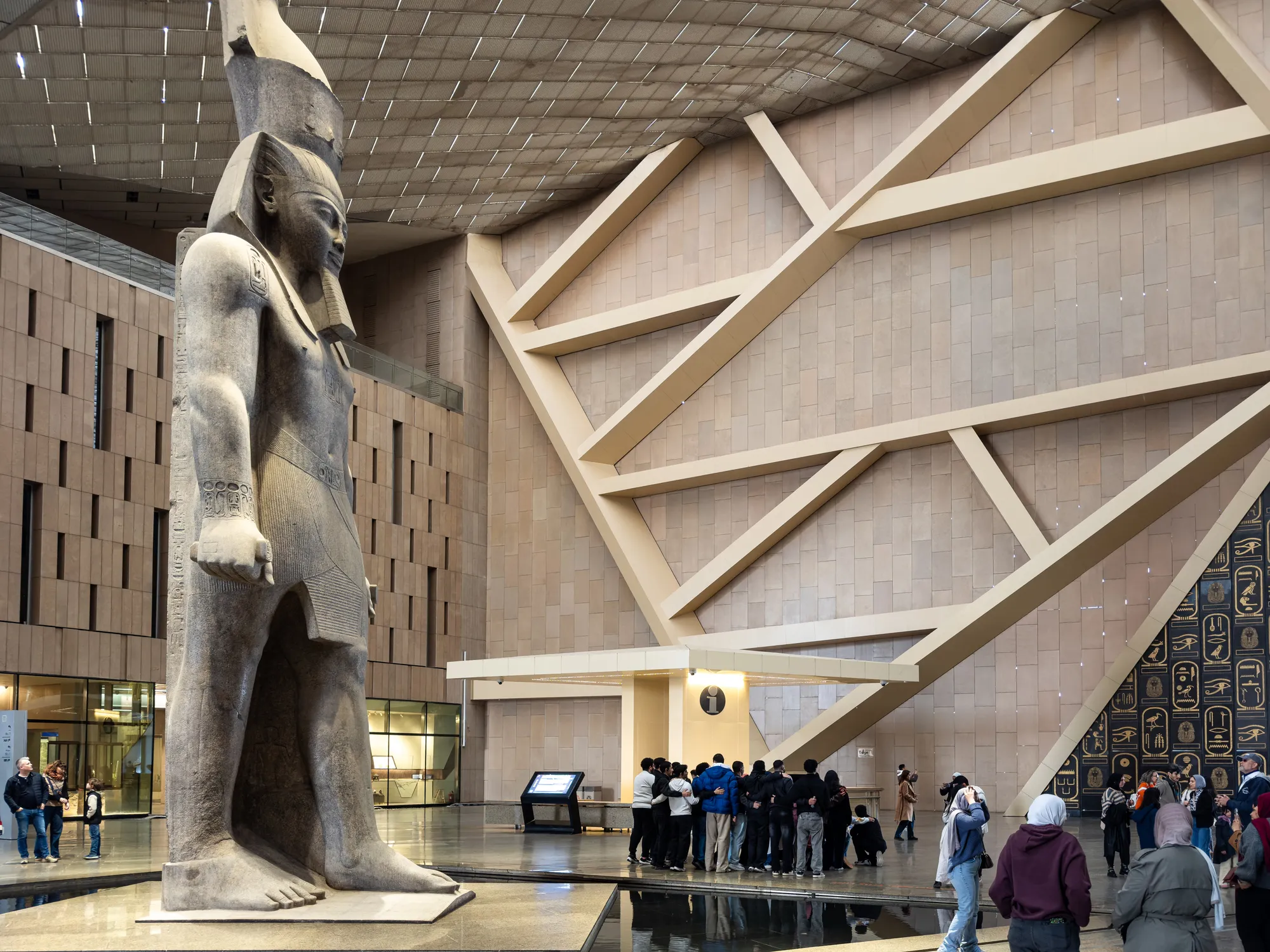 Interior of the Grand Egyptian Museum