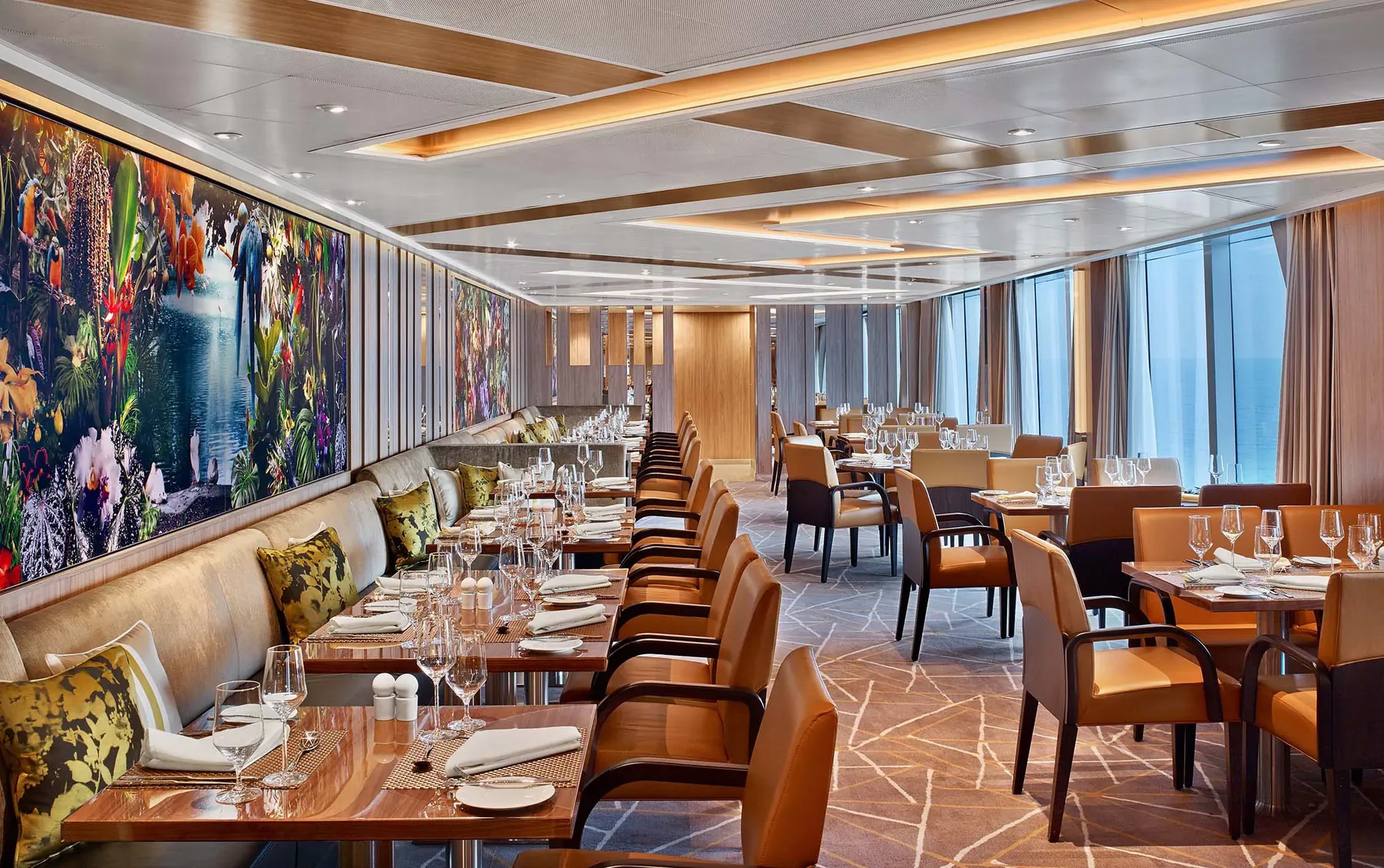 The Restaurant on the Seabourn Ovation cruise ship