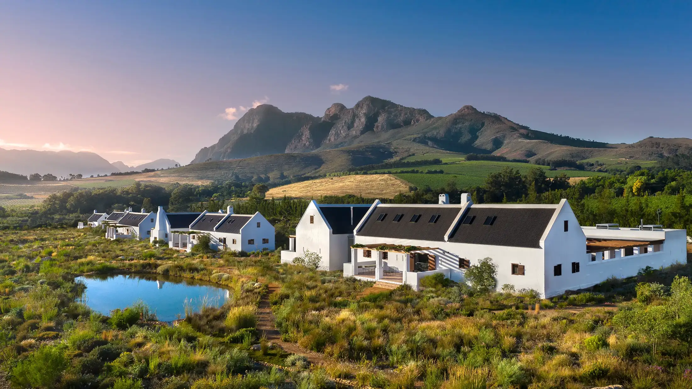 View of the Babylonstoren property