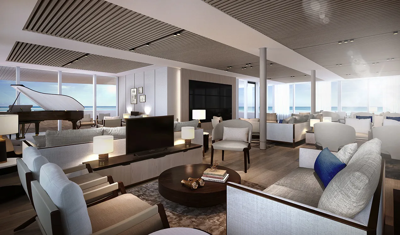 Silversea Silver Origin lounge