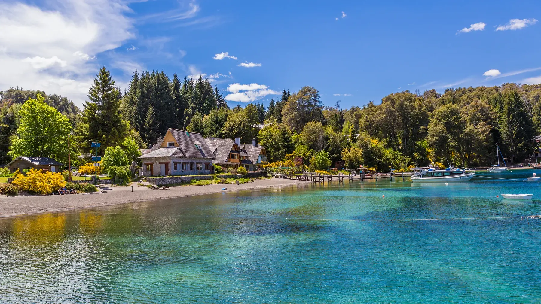 Beautiful lake in Chile's Lake District