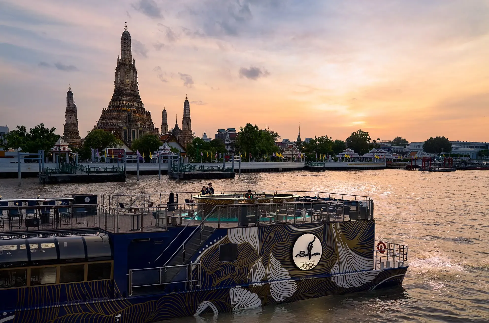 Banyan Tree Saffron dinner cruise in Bangkok