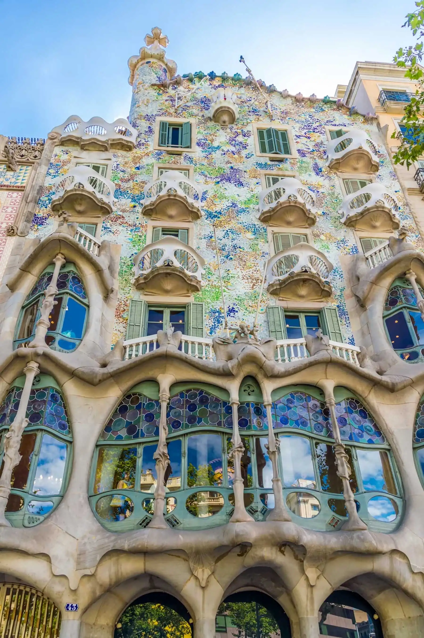 Gaudi architecture in Barcelona