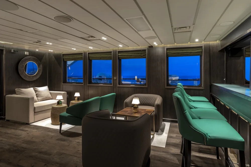 Bar aboard RMS St. Helena