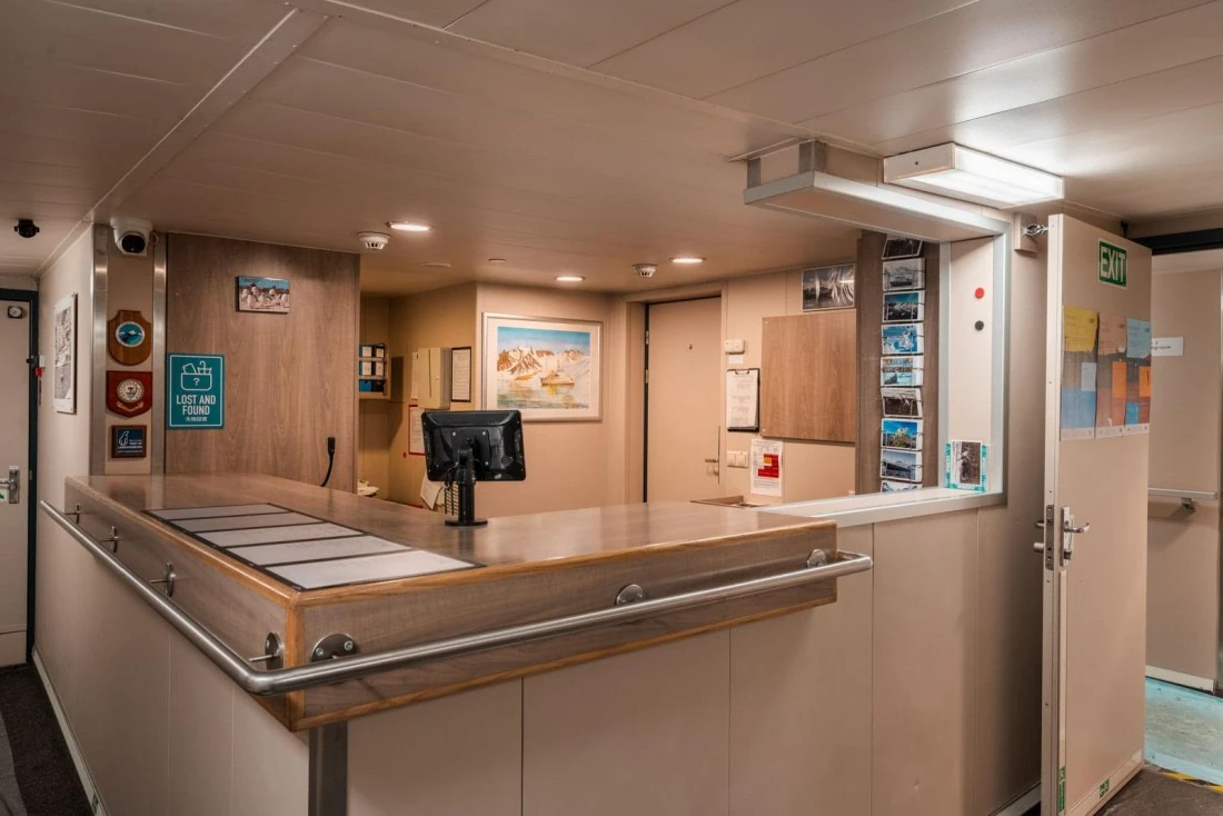 Reception aboard MV Plancius