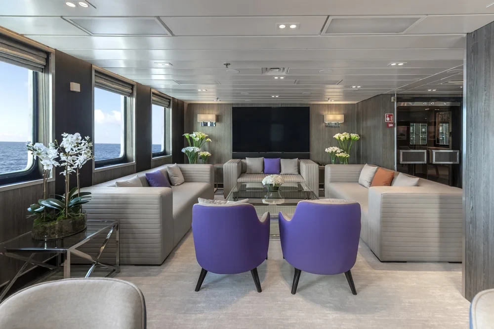Living area aboard RMS St. Helena