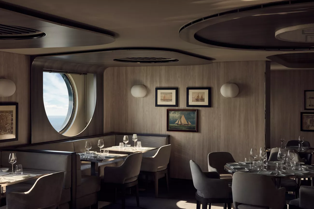 Med Yacht Club restaurant aboard Explora III