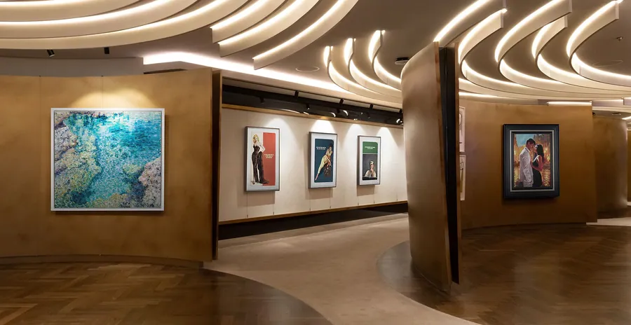 Galleria d'Arte on deck 5 aboard Explora III