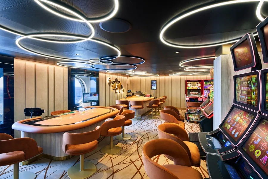The Casino on deck 4 aboard Explora III