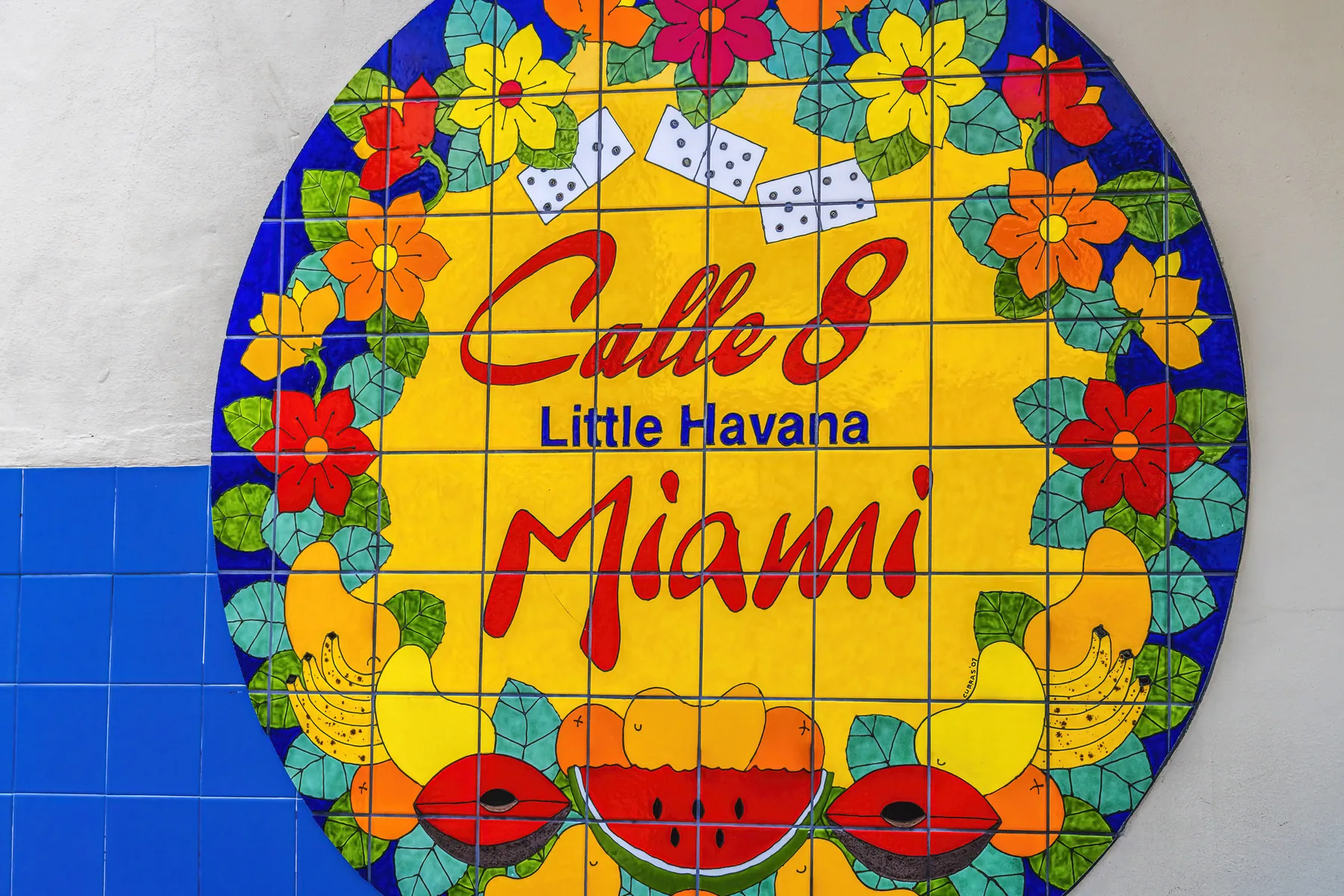 Street sign marking Little Havana in Miami, Florida