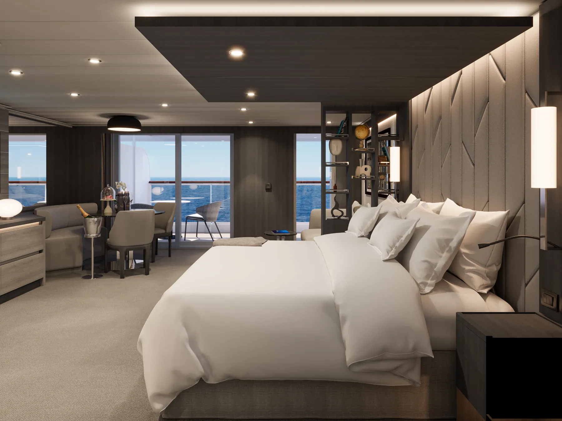 Suite interior aboard Explora III