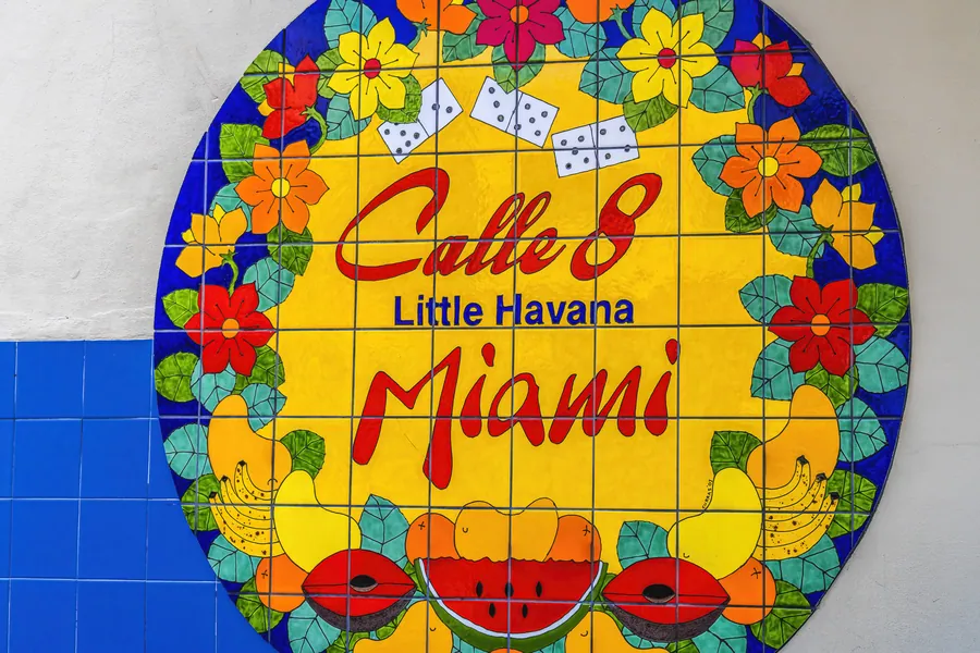 Street sign marking Little Havana in Miami, Florida