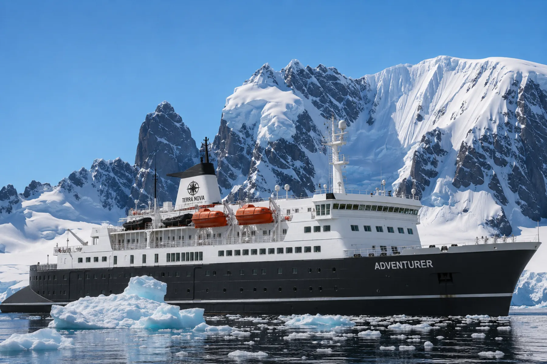 Terra Nova Adventurer exterior, starboard side
