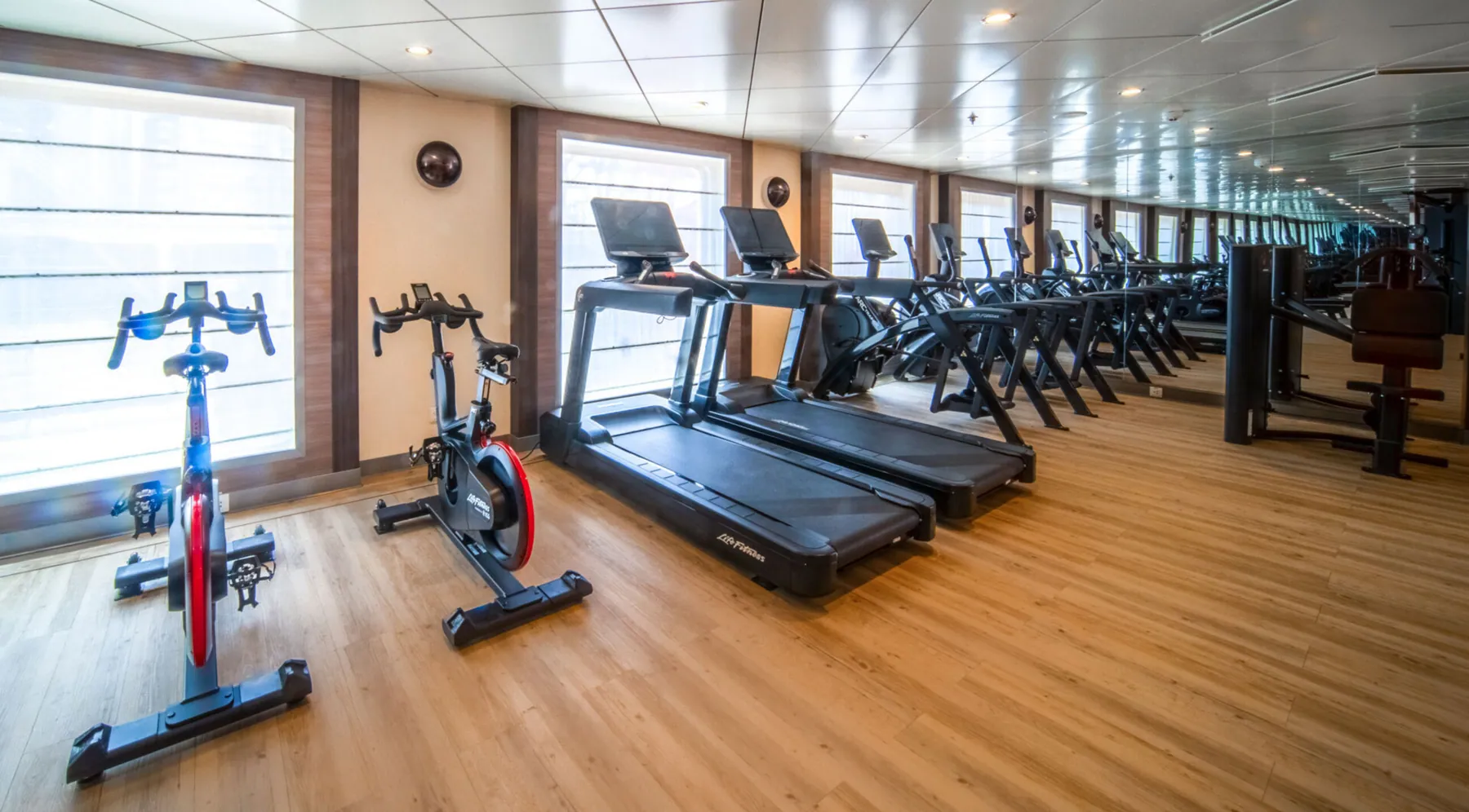 Douglas Mawson onboard gym