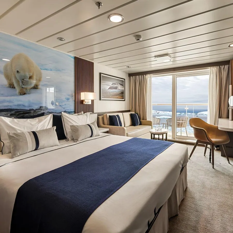Douglas Mawson Balcony Stateroom Category B interior