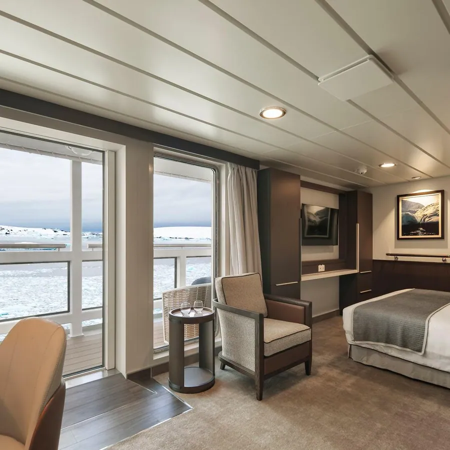 Douglas Mawson Balcony Stateroom Superior interior