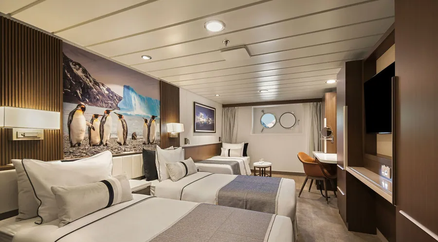Douglas Mawson Aurora Stateroom Triple interior