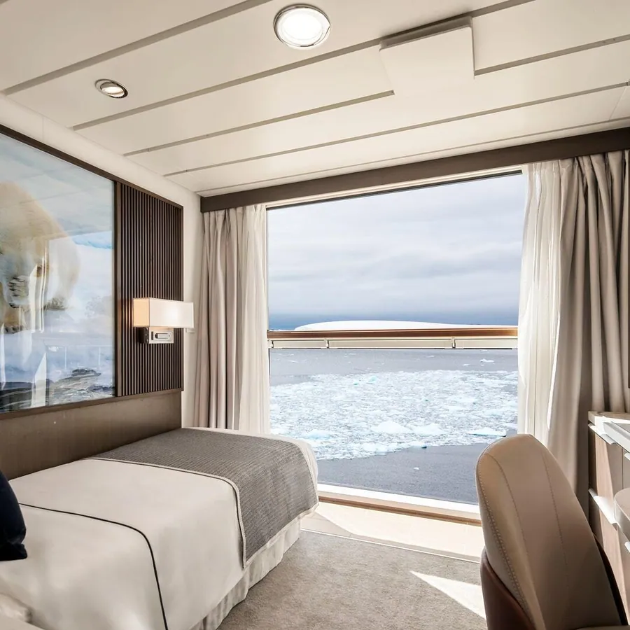 Douglas Mawson Aurora Stateroom Superior Single interior