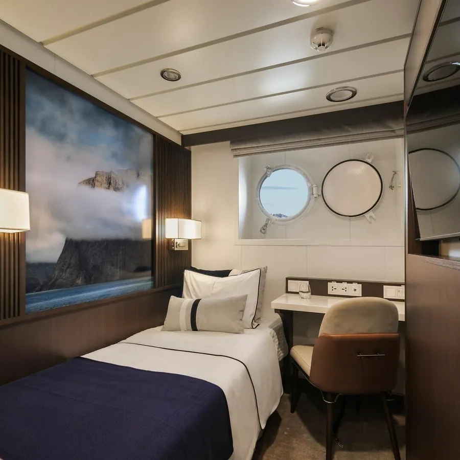 Douglas Mawson Aurora Stateroom Single interior