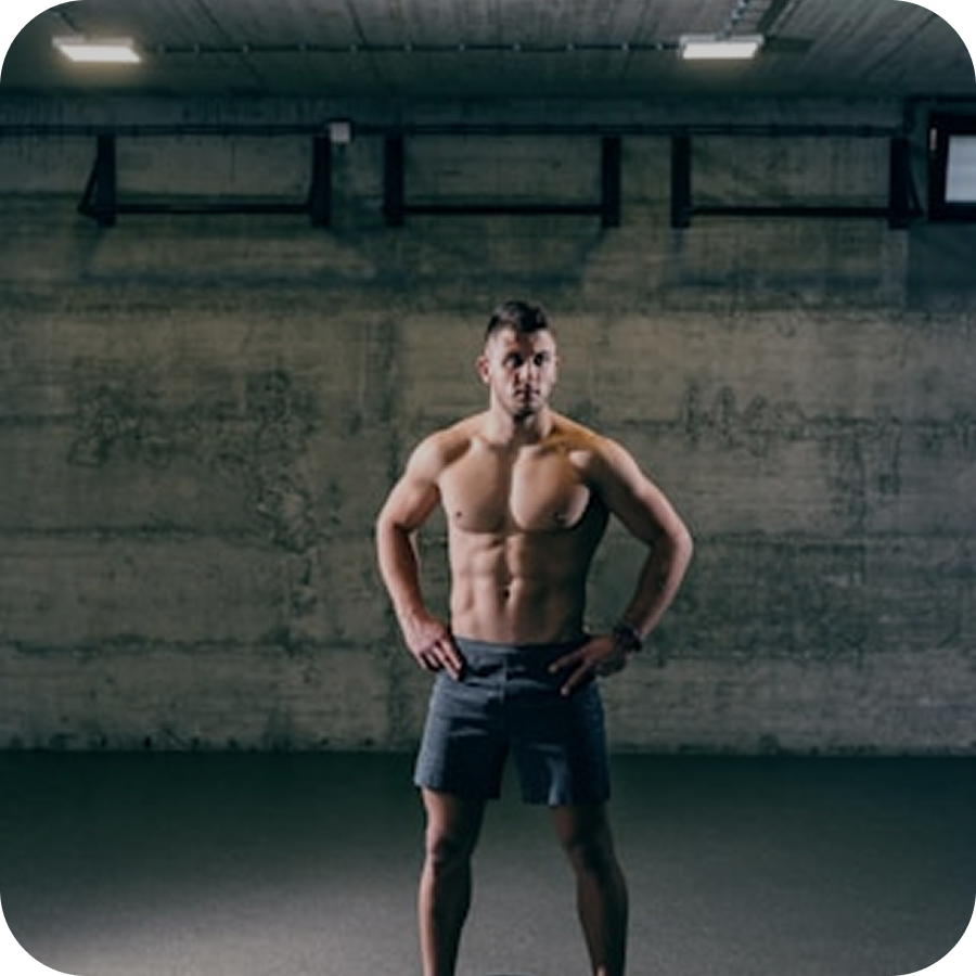 Male fitness coach in gym