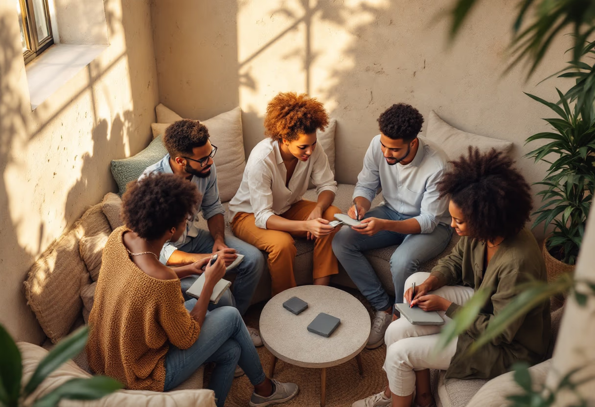 interactive brainstorming session