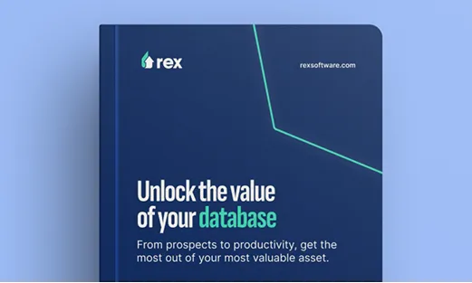 Rex software guide cover with text highlighting the value of your database and productivity tips.