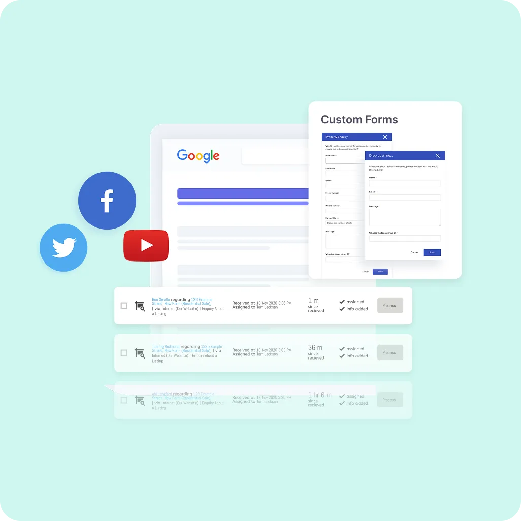 CRM lead sync
