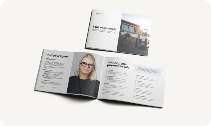 mockup of welcome kit