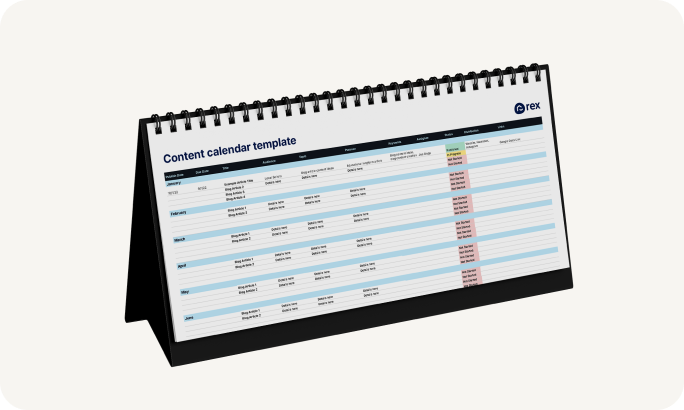 Free blog content calendar download