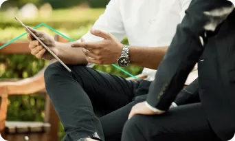 real estate agent appraising a home