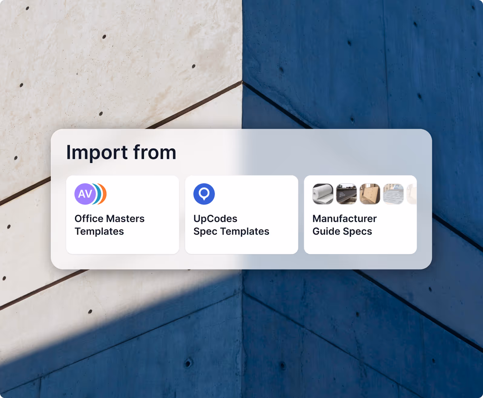 Import masters and keep them current