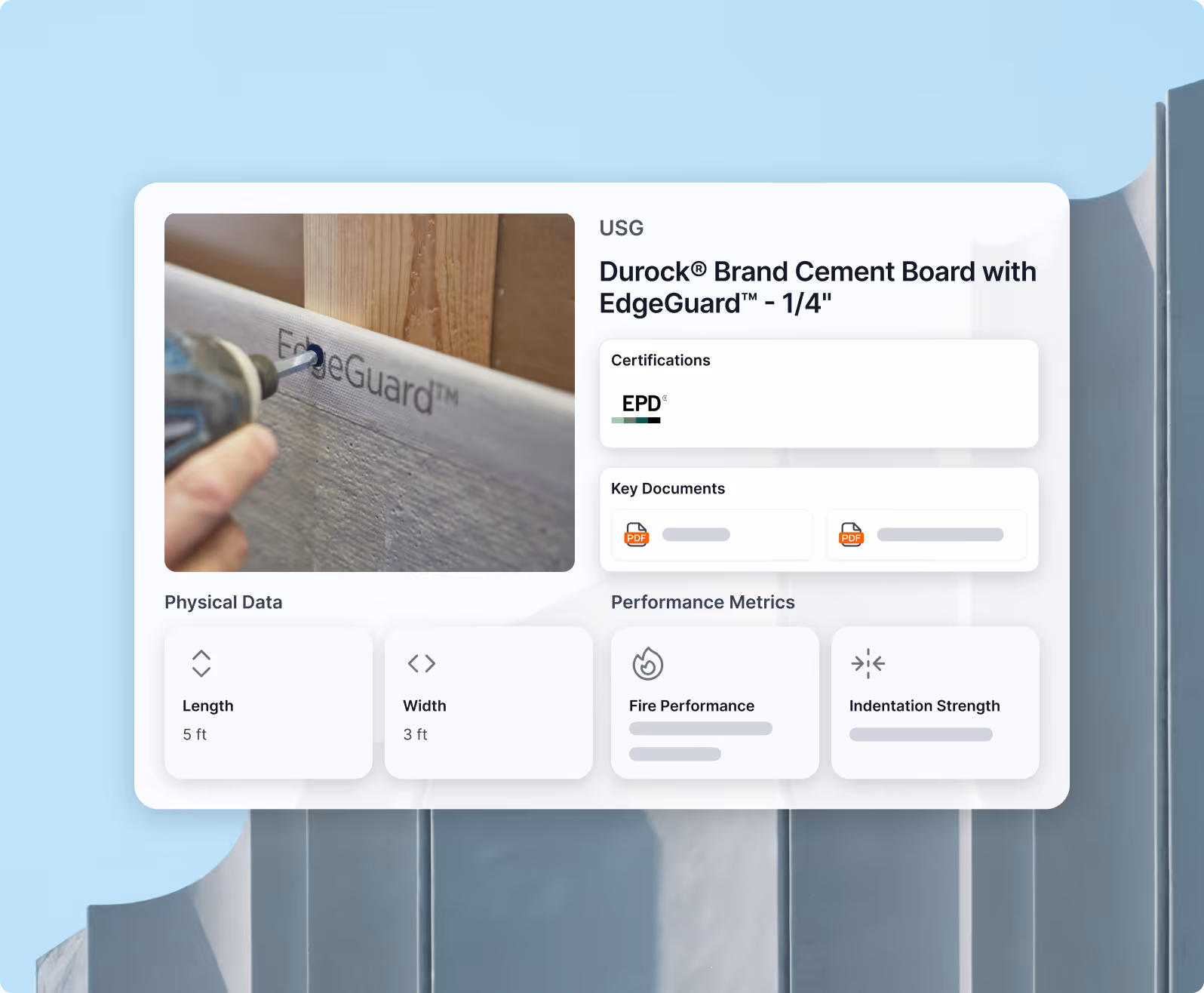 Evaluate products using standardized, comparable data, without bouncing between manufacturer sites or disconnected PDFs.