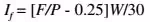 Area Increase Factor.