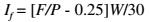 Area Increase Factor.