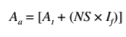 allowable area equation.