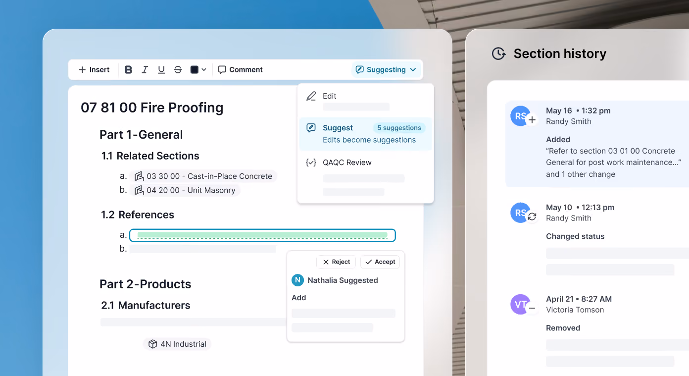 Introducing Suggesting Mode and Version Control for UpCodes Specifications
