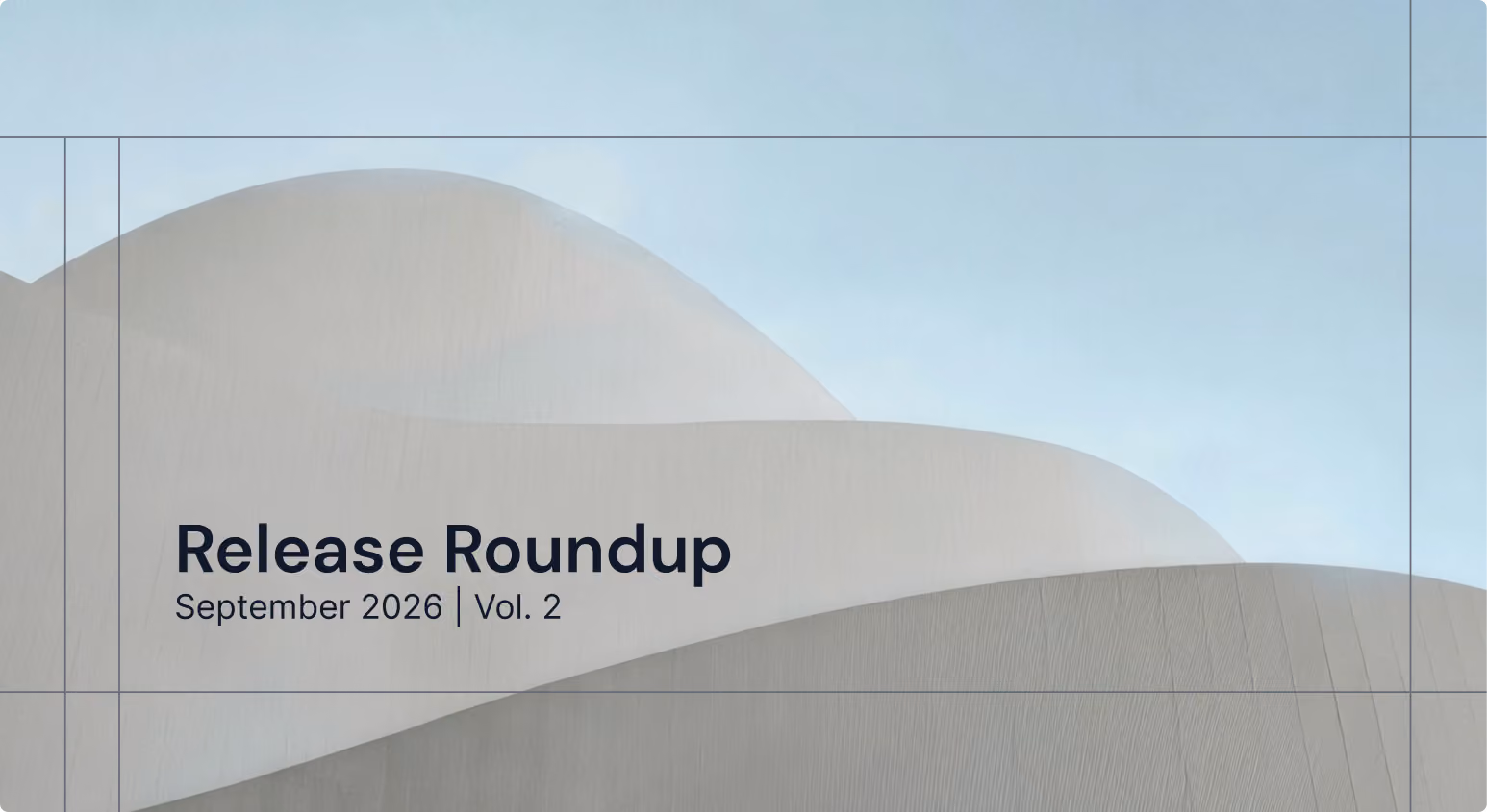 Release Roundup | September 3, 2026