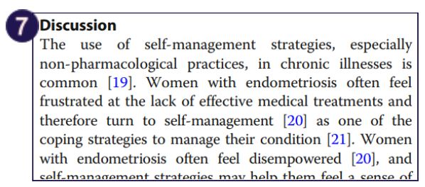 Discussion étude scientifique
