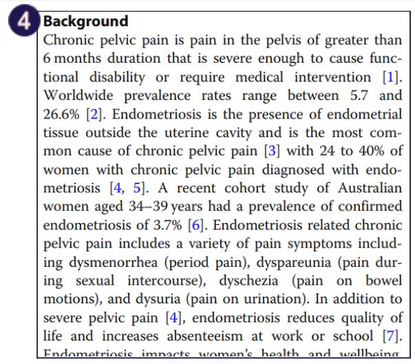 Background étude scientifique