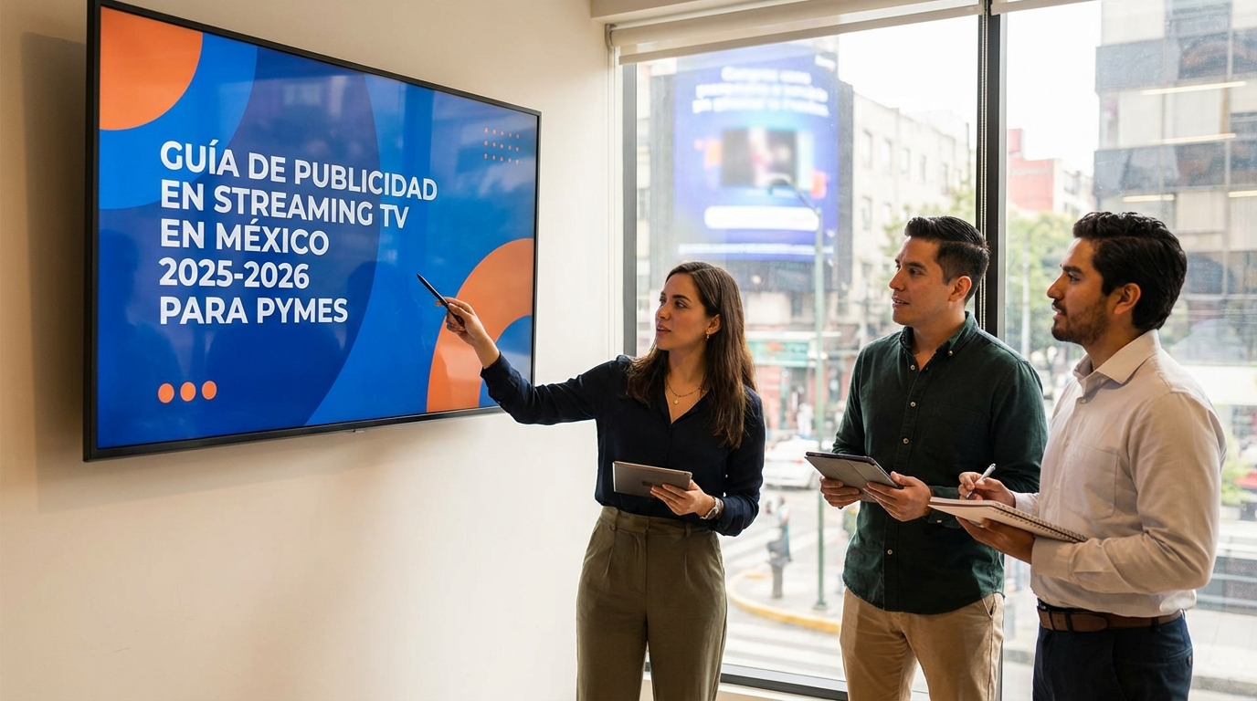 Guía de Publicidad en Streaming TV en México 2025-2026 para PYMES