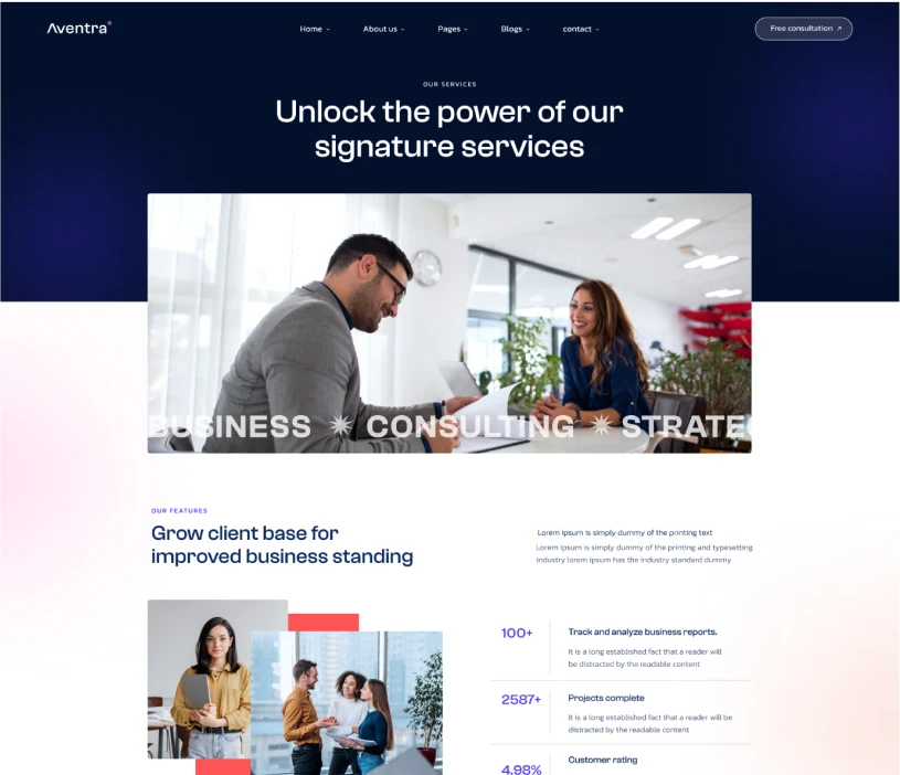 service page