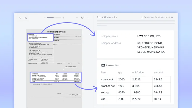 Demo now open! Unleash information from any document