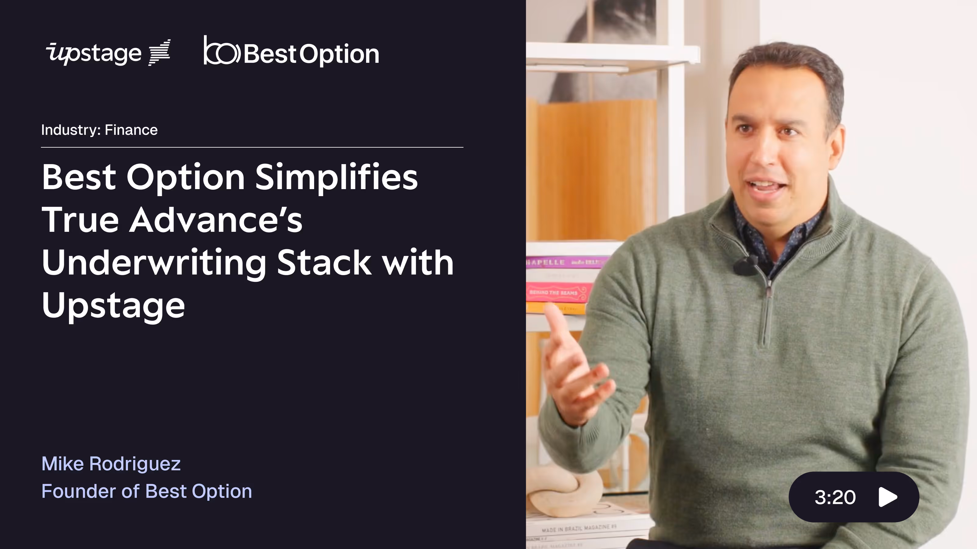 Best Option Simplifies True Advance’s Underwriting Stack with Upstage